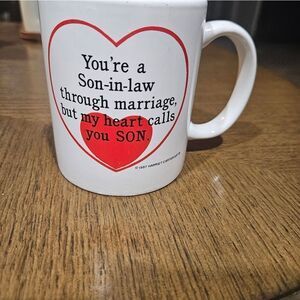 VINTAGE Son-in-Law Coffee Mug 1987